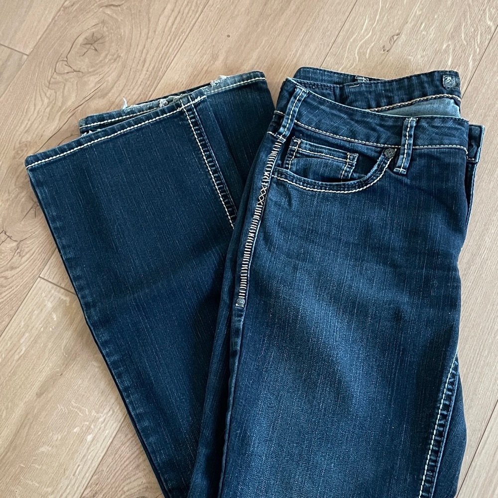 Silver jeans